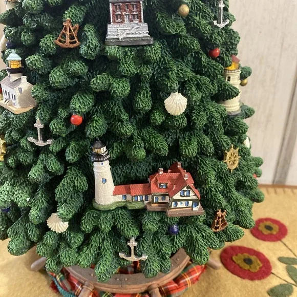 Danbury Mint Captain's Lighthouse Christmas Tree Complete w/ Accessories & Box - Picture 11 of 16